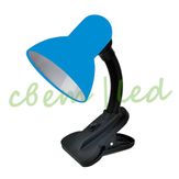 cветильник светодиодный настольный le tl-108 blue прищепка