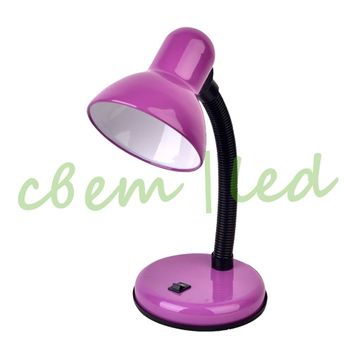 светильник настольный le tl-203 purple для led лампы