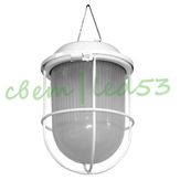 Промышленный подвесной led светильник СПЕЦСВЕТ 01-009-101 Желудь с решёткой 
