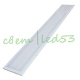 Светильник офисный светодиодный 36 Вт 1200x200x19 мм Опал панель 4000K вид 2